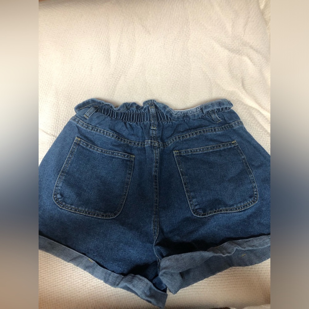 High Rise Jean Shorts - Picture 2 of 3